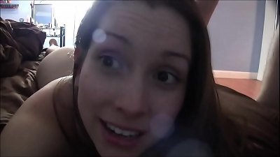 Filming Herself Being ravaged