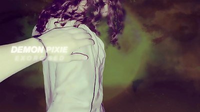 Homemade Halloween hookup by Wifebucket - demon pixie receiving a huge rod