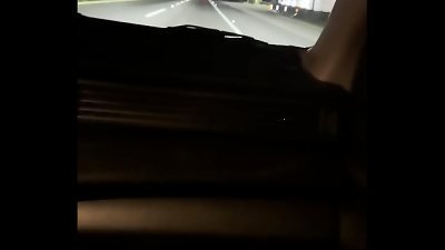 I get blown off by a stranger who takes me on the road.