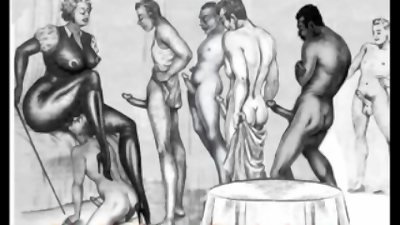 vintage softcore drawings