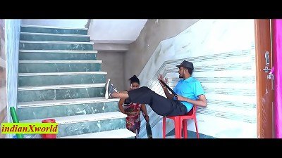 gorgeous Bhabhi cuckold hookup with Security Guard! Hindi Malkin sex