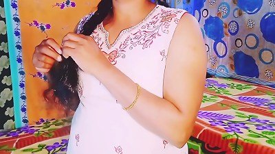 Indian step daughter-in-law pounding stepdad. Telugu sloppy talks.